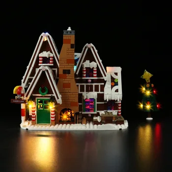 LED Šviesos Nustatyti 10267 Gingerbread House Kalėdų Dovana Blokai (neįeina Modelis Plytos) 