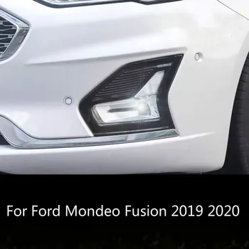 LED DRL Priešrūkinis Žibintas Asamblėjos Ford Mondeo Sintezės 2019 2020 Šviesos važiavimui Dieną, su Priešrūkinis Žibintas Bezel 