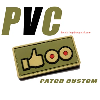 Custom PVC gumos, Pleistrai karo policijos Drabužių Kablys ir Kilpa emblemos kareivis 3D PVC gumos lopai drabužiai, striukė Appliqu 