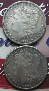 1895 Morgan doleris Du Veido Monetos KOPIJA progines monetas-monetos replika medalis monetų kolekcionieriams ženklelis 