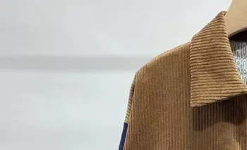 Moterų Megzti Megztinis Kailis Spalvų Kratinys Vieną Krūtinėmis Paprasta Prarasti ilgomis Rankovėmis 2021 M. Rudens Žiemos Lady Megztinis su Kišenėje 