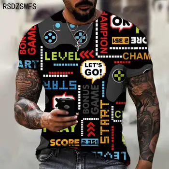 2021 naujausias dizaino vyriški gatvės riedlenčių tendencija T-shirt laišką asmenybės hip-hop marškinėliai vyriški laisvalaikio viršuje Tees Dydis XXS 5XL