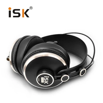 Originalus ISK HD9999 Pro HD Monitoriaus, Ausinės Visiškai uždara Stebėjimo Ausinės DJ/Audio/Maišymo/Įrašymo Studija laisvų Rankų įranga 