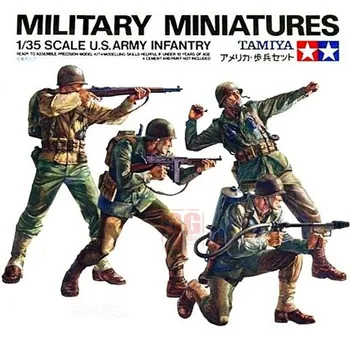Tamiya 35013 1/35 Mastelis U. S. Armijos Pėstininkų, Karinių Miniatiūrų Asamblėjos Modelių Kūrimo Rinkinių, Skirtų Suaugusiųjų Hobis Kolekcija 