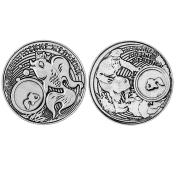 Mielas Žuvų dizaino kopija, monetas, sidabrą, padengtą rusijos monetos replika metalo amatų dovanų didmeninės ir mažmeninės galima maišyti užsakymo 