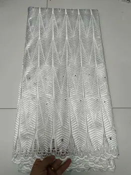 Geriausia Kokybė, Paprastas Spalvų Afrikos Medvilnės Minkštas Šveicarijos vienspalviai voile Nėrinių Audiniai 5Yard Siuvinėjimo Šveicarijoje, Siuvimo Suknelė Dėvėti 