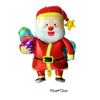 Nauji Karšto Pardavimo Linksmų Kalėdų Folija Balionai, Kalėdų Senelis, senis besmegenis Globos Kalėdos Elniai Pingvinas Oro žaislai, Kalėdiniai Papuošalai Didmeninė 