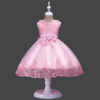Princesė Gėlių Mergaitės Suknelė Vasaros Tutu Vestuvių, Gimtadienio Suknelės Mergaičių ir Vaikų Kostiumas Paauglys Prom Dizaino 
