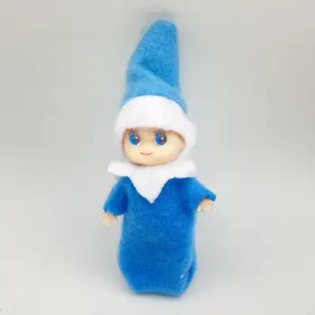 Bamblys Kūdikių Elf Lėlės Su Slankiosiomis Rankas, Kojas Lėlės Kalėdų Lėlės Kūdikio Elfai Vaikams Ant Lentynos Neklaužada Elf Jaučiausi Lėlė Baby 