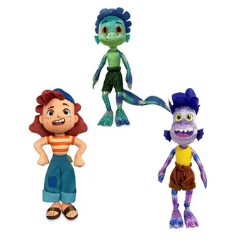 Disney Pixar Filmas Luca Alberto Jūrų Pabaisos Pliušinis Žaislas 17-43cm Animaciją Kačių Violetinė Mergaitė Kimštiniai Žaislai, Kalėdų Dovanos Vaikams 