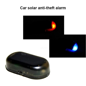 Saulės Energijos Automobilių LED Šviesos Signalizacijos Naktį Įspėjimo Flash Signalas, Automobilių Saugos, Apsaugos Sistema Automobilio Stiliaus