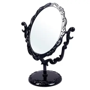 Makiažas Juodas Drugelis Darbalaukio Pasukti Gotikos Mažo Dydžio Rožių Stovi Kompaktiškas MirrorEspelho #57700 
