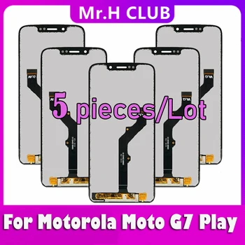 5 Vnt/Daug 5.7 Colių Motorola Moto G7 Žaisti LCD Ekranas skaitmeninis keitiklis Touch ekranas moto G7 Žaisti Asamblėjos LCD Pakeitimo