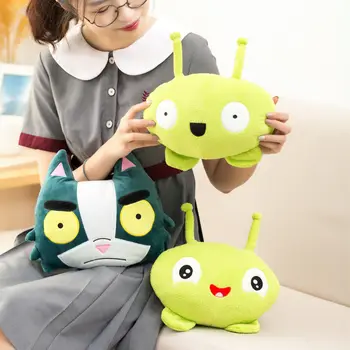 25cm Žalia Svetimų Padaras Lėlės Mooncake Lėlės Anime Kūrybos Apdailos Anime Pliušiniai Žaislai, Minkšti Kimštiniai Lėlės Chaistmas Dovanos 