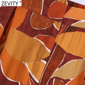 Zevity 2021 Moterų Atogrąžų Lapų Spausdinimo Klostyti Dizaino Karšto Bermudai Šortai Moteriška Bohemian Prašmatnus Stilius Atsitiktinis Pantalone Cortos P1092 