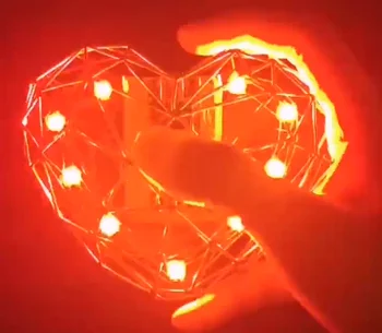 Širdies formos Plakimo LED trimatis Širdies Atviro kodo Projektas 