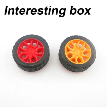 2 * 30mm fine tekstūra guminiai ratai maži ratai žaislas ratų studentų 