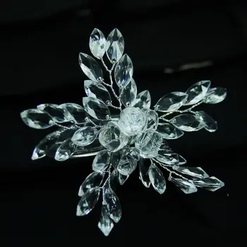 Kristalinis deimantas lapas pigūs servetėlių žiedas aišku, lapų, gėlių, servetėlių laikiklis vestuvių 