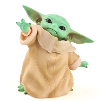 8cm 15cm Star Wars Pav Žaislų Meistras Yoda Kūdikio Jėga Pažadinti Modelis Lėlės Gimtadienio Dovanos