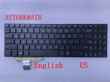 Naujas anglų Nešiojamojo kompiuterio Klaviatūros Asus N580 M580VD X580 M580 N580V NX580 N580VD N580VN N580GD US klaviatūra Su apšvietimu