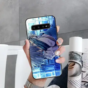 Anime Džiudžiutsu Kaisen Satoru Gojo Telefono dėklas Samsung Galaxy S21 Ultra S21 S10 S20FE S20 Plius S9 S10Plus S20 Atveju 