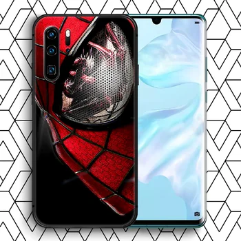 Vorai Super herojus Žmogus Telefoną Atveju Huawei P Mate 10 20 30 40 Lite Pro smart Z 2019 nova 5t juoda Coque Prabanga Bamperis Gana 
