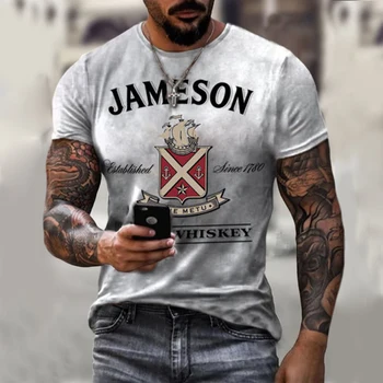 2021 Vasaros Vyrų negabaritinių 3D Atspausdintas Kompasas T-Shirt Sporto Treniruoklių Marškinėliai Laisvi Ir Kvėpuojantis Streetwear 