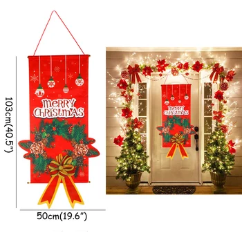 Lauko Kalėdų Dekoracijas Namų Veranda Požymių, Durų Reklama Kabo Ornamentu Linksmų Kalėdų Navidad Gimdymo Naujųjų Metų Dovana 2021 