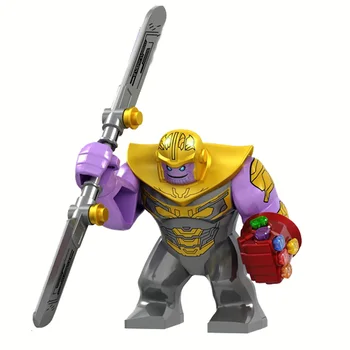 Marvel Keršytojas 3 Thanos Hulk Geležinis Žmogus Infinity Pirštinės Su 6Pcs Energijos Akmenys, Statyba Blokai, Plytos Modeliai Pav Žaislai 