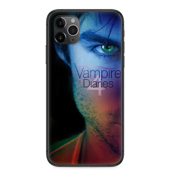 MTPD Vampire Diaries serialas Telefono dėklas Skirtas iphone 4, 4s, 5 5S SE 5C 6 6S 7 8 plus X XS XR 11 PRO MAX 2020 juoda funda silikono 
