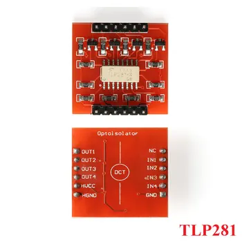 TLP281 4-Kanalų Optiniu-izoliatorius Modulis Optocoupling Optocoupler Atskirai Aukštas Žemas Lygis Plėtros Valdybos Arduino TLP 281 