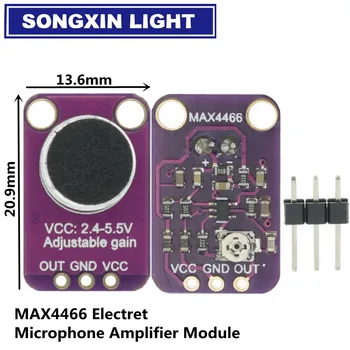 Pardavimo Garso jutiklio modulis garso valdymo jutiklis MAX4466 MAX9814switch aptikimo švilpukas įjungti mikrofoną stiprintuvą, minėto sprendimo Arduino 