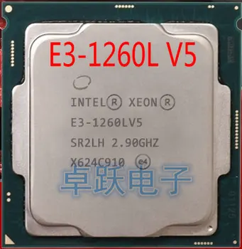 Originalus Intel Xeon E3 1260L V5 Quad Core CPU Procesorius 2.9 GHz LGA 1151 8MB E3-1260LV5 nemokamas pristatymas 