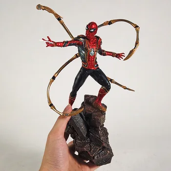 Geležis Spider Statula PVC Veiksmų Skaičiai Keršytojas Endšpilis Ironman-Voras:Homecoming 