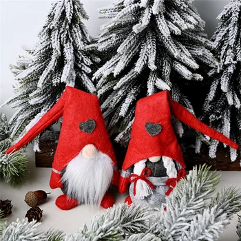 20 Vnt Kalėdų Švedijos Gnome Pliušinis Namų Dekoracijas Skandinavijos Santa Rankų Darbo Dovanos Žiemos Stalo Ornamentas Didmeninė X2