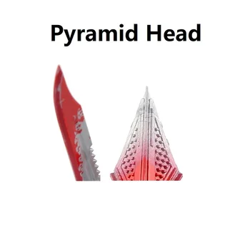 WM2055 2021 Naujos Siaubo Silent Hill Piramidės Galvos Raudonos spalvos Piramidės Dalykas, Statyba Blokai Mini Veiksmų Skaičius, Žaislai