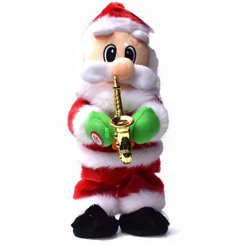 Naujas Kalėdų Dovana Šokių Elektros Muzikinis Žaislas Kalėdų Senelio Lėlės Twerking Dainavimo Kalėdinė Dekoracija Namuose Mall Apdaila 