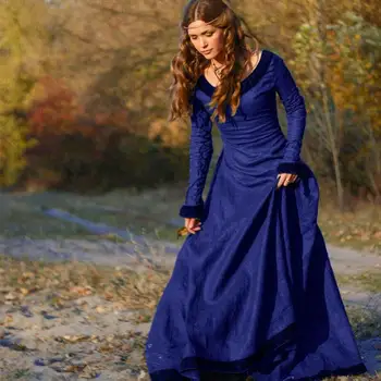 Moterys, Ponios Derliaus Cosplay Kostiumų Viduramžių Suknelė Princesė Renesanso, Gotikos 