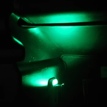 Mini Tipo C LED RGB, Aplinkos Šviesos 8 Spalva Permainingi Automobilių Nešiojamojo kompiuterio Klaviatūra Atmosfera Smart Naktį Lempa Namų Puošybai 