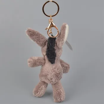 10cm Mažai Donkey Pliušiniai Žaislai Mielas Mini Pakabukas Minkštas Iškamšos Lėlė Baby Toy Žaislas Vaikams Gimtadienio Dovanų Maišelis Priedų 