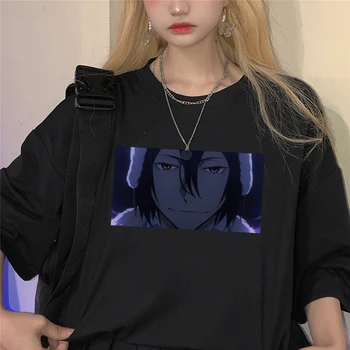 Harajuku anime moteriški marškinėliai hip-hop streetwear atsitiktinis viršūnes estetika tees Bungo Benamių Šunų Dazai Osamu spausdinti femme ' s t-shirts 