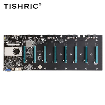 TISHRIC BTC-S37 Kasybos Mašinos Plokštę 8 16X Grafikas Kortelės Borto Procrssor CPU Nustatyti 8 Miner Vaizdo Kortelės Lizdas Atminties Adapteris 
