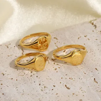 Gėlių Nerūdijančio Plieno Žiedai Moterims Anillos Mujer Papuošalai, Aukso Žiedas Vestuvių Ringen 2021 Bagues Bijoux Priedai