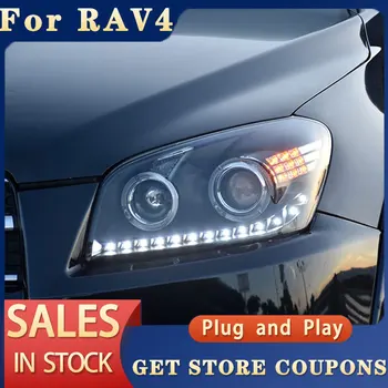 Toyota RAV4 žibintai 2010-2013 m. Rav4 LED Galva, LED šviesos Signalas DRL iš dieniniai žibintai posūkio signalai 