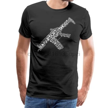 Vyrų marškinėlius Airsoft Pistoletas Tekstą, Skaičius - Vyrų Premium T-Shirt moterims, T-Shirt tees viršų 