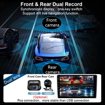 4G QLED 2din Android 11 Hyundai Elantra 2019 Multimedia Stereo Automobilio DVD Grotuvas, Navigacija, 2 Din GPS Radijo Headunit Octa Core 