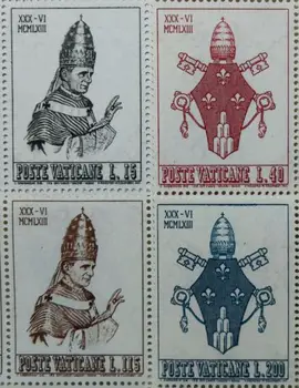 A12 4PCS vatikano, 1963 m.， Pašto Pašto Ženklų Kolekcija 