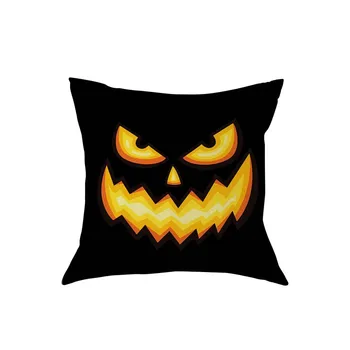 Naujas Halloween Mesti Pagalvę Pagalvėlė Padengti Juosmens Pagalvės užvalkalą Sofos Pagalvės užvalkalą Namų Puošybai Helovinas Moliūgų Užvalkalas 45x45cm 