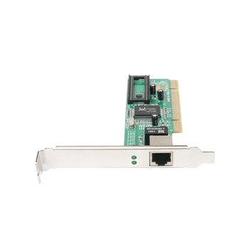 Gigabit Ethernet LAN Žemo Profilio PCI Tinklo Valdiklio plokštė 10/100/1000 Palaiko 