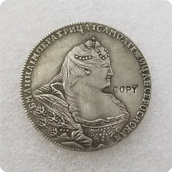 1737 RUSIJOS 1 RUBLIS Monetos Kopija progines monetas-monetos replika medalis monetų kolekcionieriams 